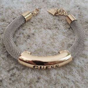 GUESS bracelet new silver and gold colored